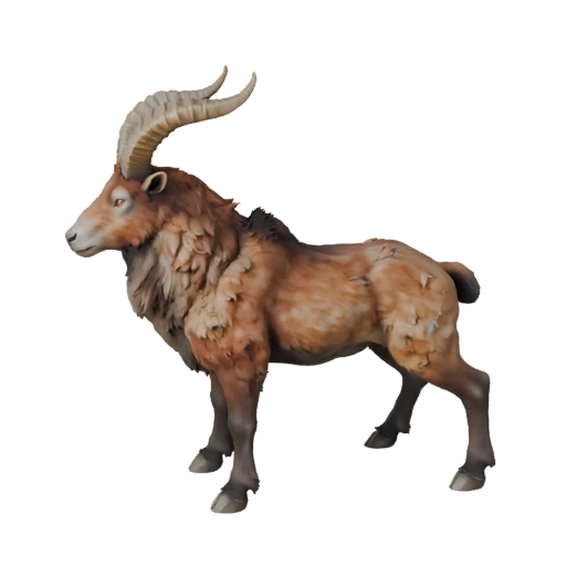 3D модель газели для Blender - PBR ресурс с текстурами | PBR