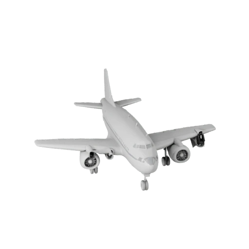 Печатный винтажный авиалайнер STL 3D модель для коллекционирования