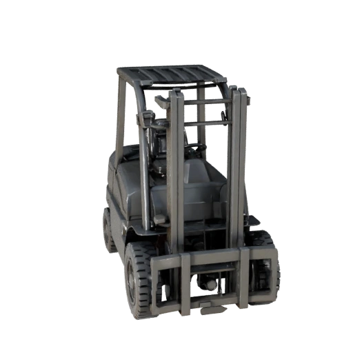 Печатный погрузчик STL 3D модель для коллекционных предметов и