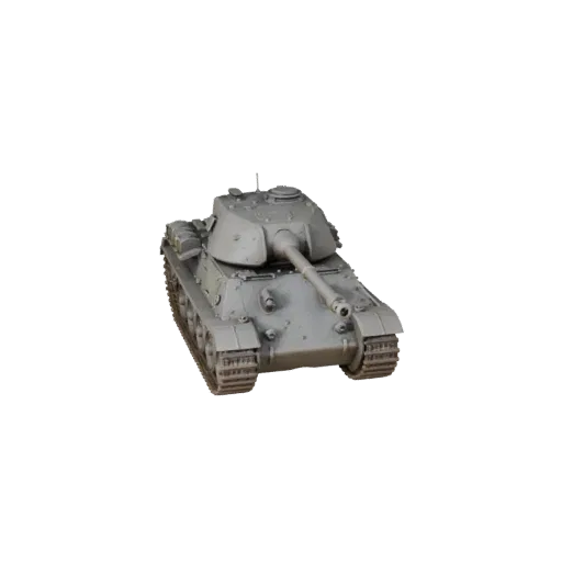 3D модель танка времен Второй мировой войны, трехчетвертной игровой вид, готовый для Unreal Engine транспортный актив с масси