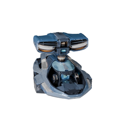 Летающий автомобиль 3D модель для Blender и игр - Реалистичный PBR