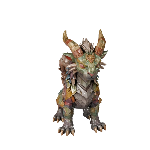 Низкополигональная Гидра 3D Модель - Игровой Ассет для Unity с FBX | Бесплатно