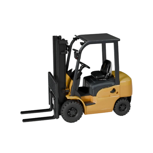 3D модель погрузчика для Blender - Готовый к рендерингу ассет