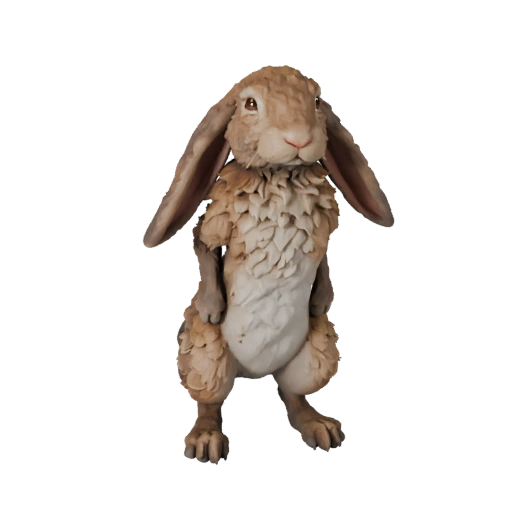 Кролик 3D модель для Blender - PBR ассет с текстурами | Роялти-фри