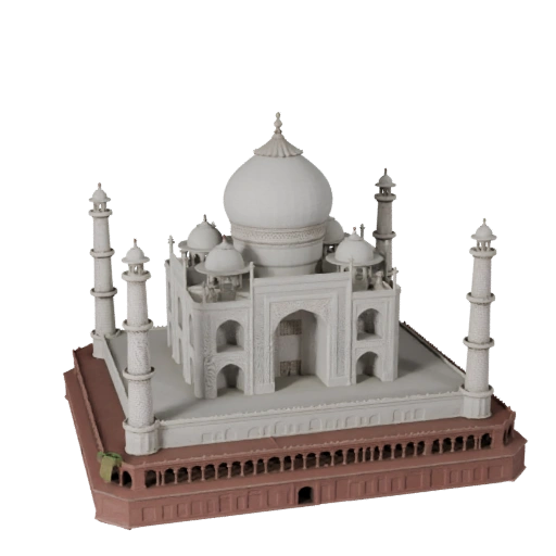 Modello 3D Taj Mahal per Unreal - Asset UE Realtime per Realtime