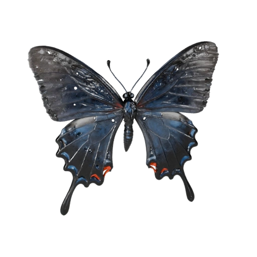 3D модель бабочки махаон для Unity - Готовый игровой ассет, FBX