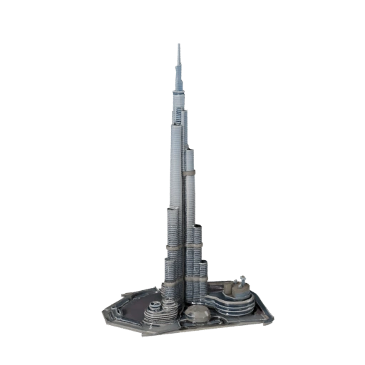 3D модель Бурдж-Халифа для Unity - Игровой ресурс для архитектуры