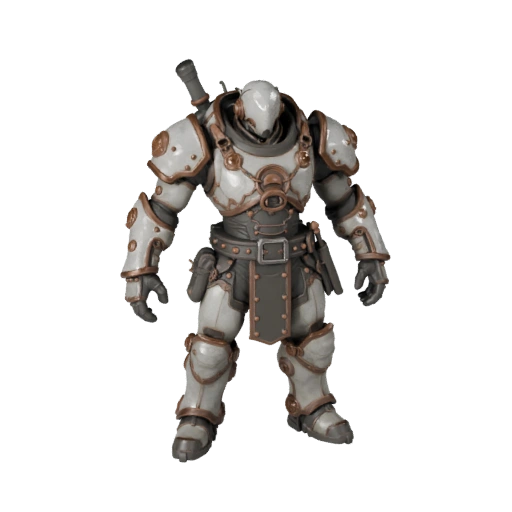 Научная фантастика Бронированный Пират Персонаж Модель - с ригом