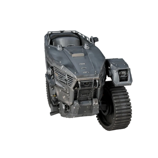 Высокополигональная 3D модель APC для студийных рендеров PBR