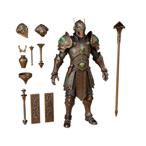 Фэнтези Алый Воин Модель Персонажа - с ригом