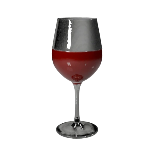 Unity Ready Wine Glass 3D Asset for Game Engine Use