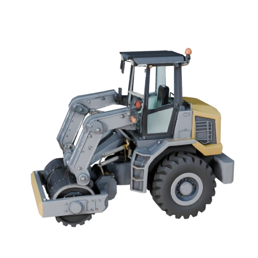 Низкополигональный каток 3D модель для игр Unity и Unreal