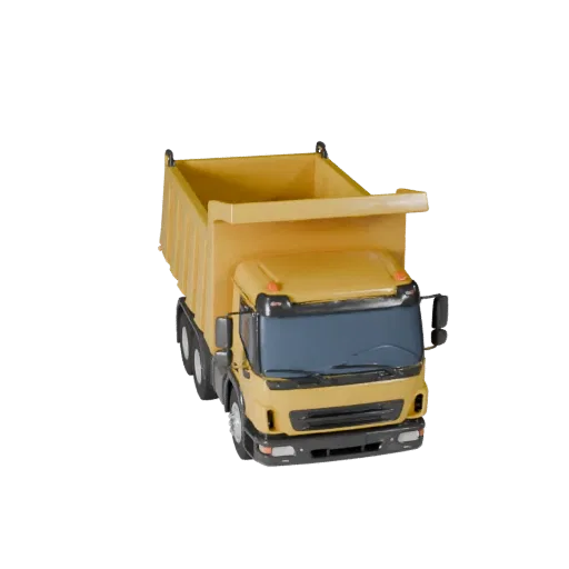 3D модель самосвала для Blender и игр - реалистичный PBR