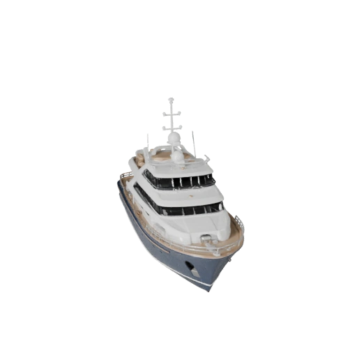 Винтажная яхта 3D модель для Blender - готовый к рендерингу ассет