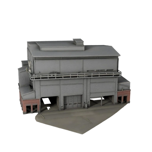 Steel Mill 3D Model - Realistic Archviz Asset for Architecture
