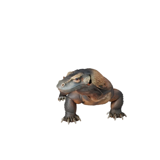 Реалистичный 3D модель варан комодский - Rigged PBR Asset для игр