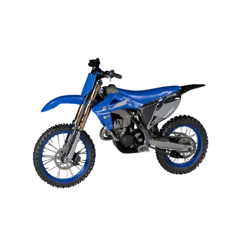 Мотоцикл эндуро в стиле Yamaha 3D Модель - Готов к игре PBR