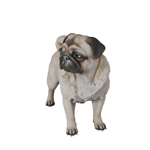 3D Модель Мопса для Unity - Готовый игровой ассет, FBX | Бесплатно