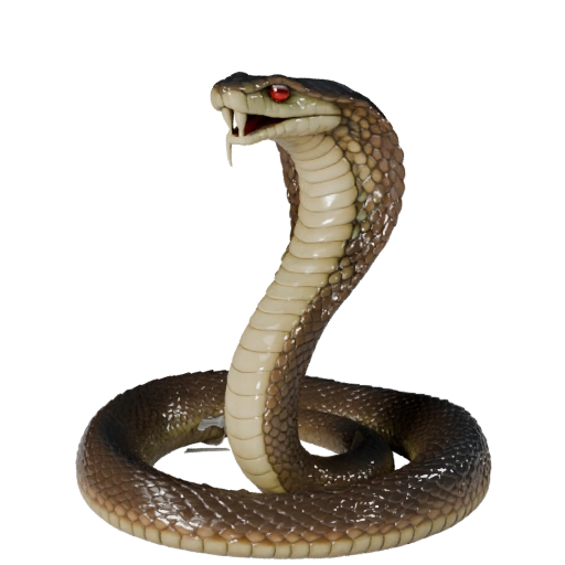 Королевская кобра 3D модель для Unity - Готовый игровой ассет, FBX | Бесплатно