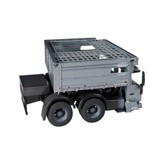 Высокополигональный бортовой грузовик 3D модель для студийных рендеров