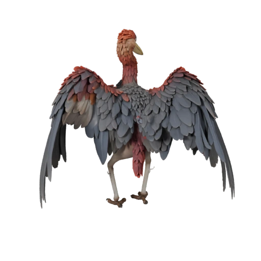 3D модель цапли для Unity - Готовый игровой ассет, FBX | Бесплатно