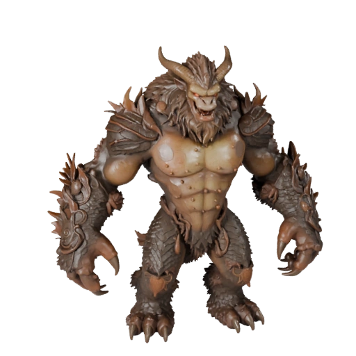 3D модель снежного человека для Unity - Готовый игровой ассет, FBX | Бесплатно