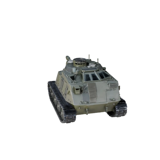 Самоходная гаубица 3D Модель для Unity - Низкополигональная