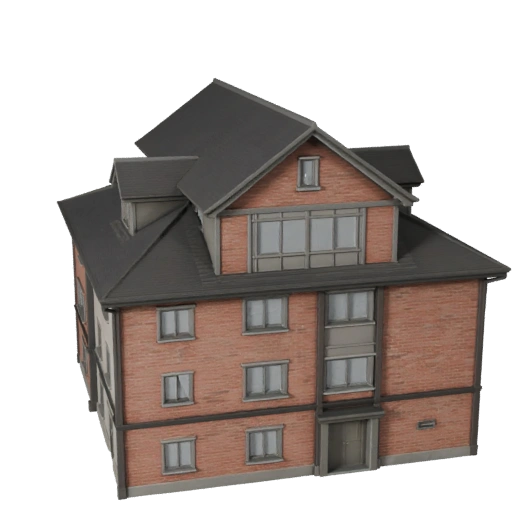 3D модель ранчо - Реалистичный актив для архитектурной визуализации