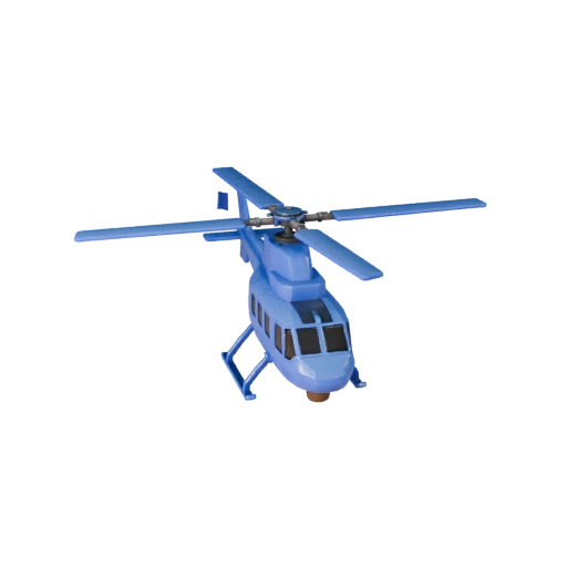 Печатная модель вертолета STL - Коллекционный дисплей