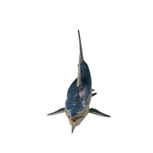 نموذج سيف السمك ثلاثي الأبعاد عالي الدقة - أصل STL مفصل للطباعة