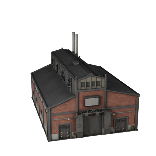 3D модель производственного цеха для Unreal - Asset для реального времени