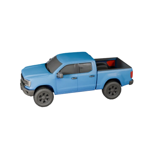 Печатный пикап STL 3D модель для коллекционных предметов и (Legacy)