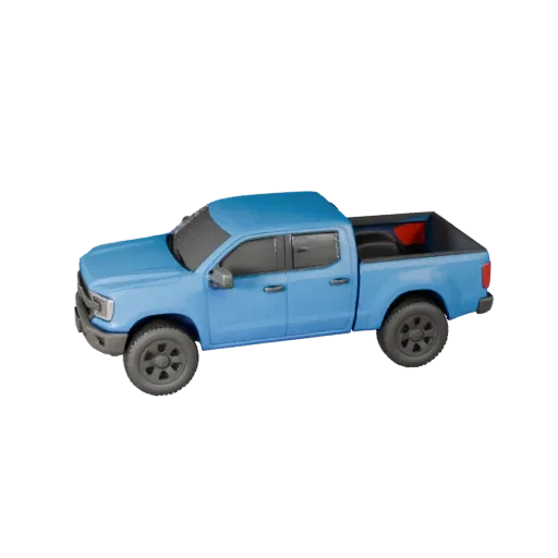Печатный пикап STL 3D модель для коллекционных предметов и