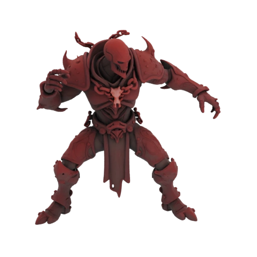 Темное фэнтези вампир лорд миниатюра STL - Атака