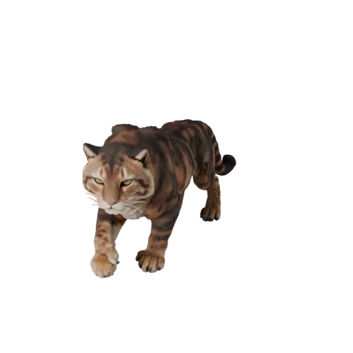 Реалистичная 3D-модель морского льва, вид сбоку, рендер дикой природы, готовый к анимации ассет животного с подушечками усов,