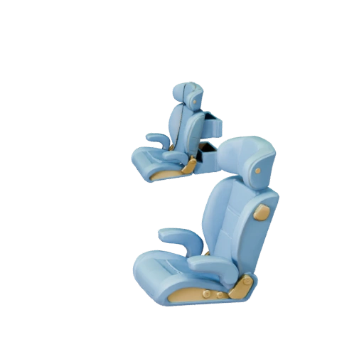 مقعد سيارة قابل للطباعة STL نموذج ثلاثي الأبعاد - عرض ومقتنيات