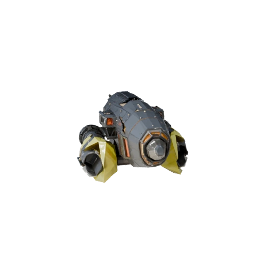 Низкополигональная ракета-носитель 3D модель для Unity и Unreal