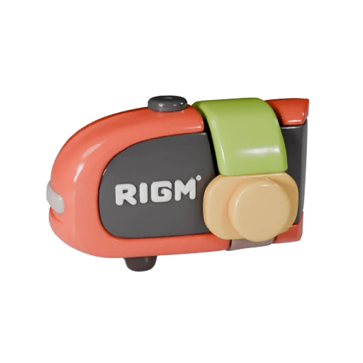 Мультяшный литой диск 3D модель для стилизованных игр PBR ассет