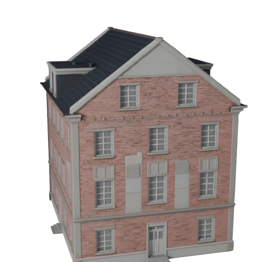 Modello 3D Casa Coloniale - Asset Realistico Archviz per Architettura