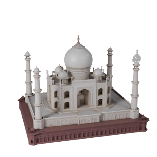 Modello 3D Taj Mahal - Asset Realistico Archviz per Architettura