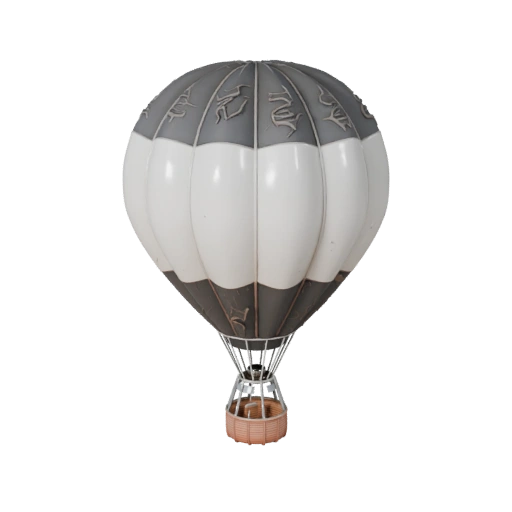 3D модель воздушного шара для Blender - Готовый к рендерингу актив