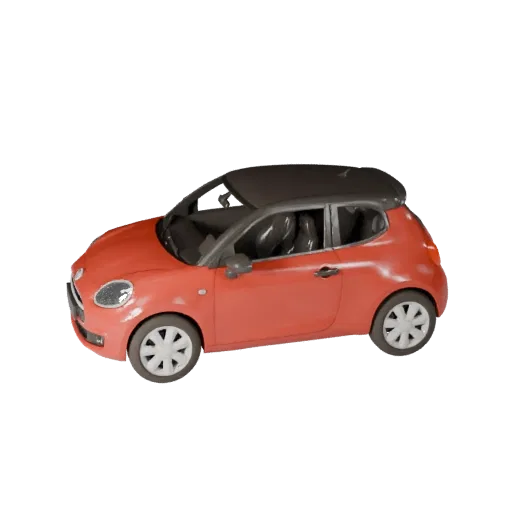 3D модель хэтчбека для Blender - готовый к рендерингу ассет