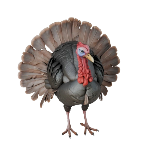 3D модель индейки для Unity - Готовый игровой ассет, FBX | Бесплатно