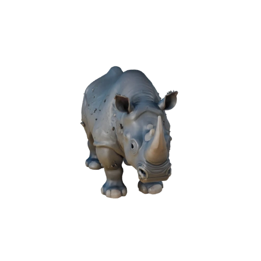 Высокополигональная 3D модель черного носорога - Детальный STL-ресурс для печати