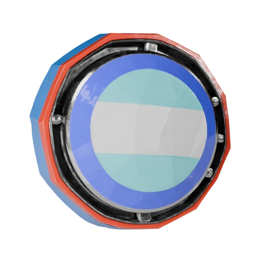 Низкополигональный литой диск 3D модель для Unity и Unreal PBR Asset