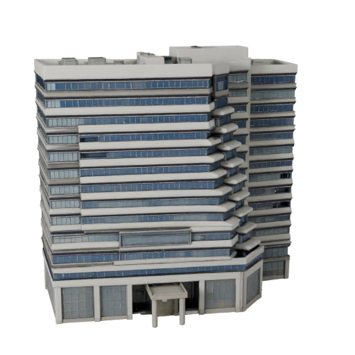 Корпоративная штаб-квартира 3D модель для Unity - игровой_ресурс