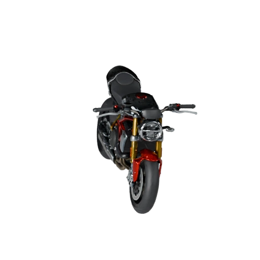 Спортбайк в стиле Ducati 3D модель для Blender &