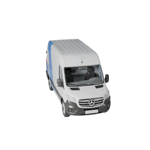 نموذج فان توصيل ثلاثي الأبعاد لبلندر والألعاب - PBR واقعي (Legacy)