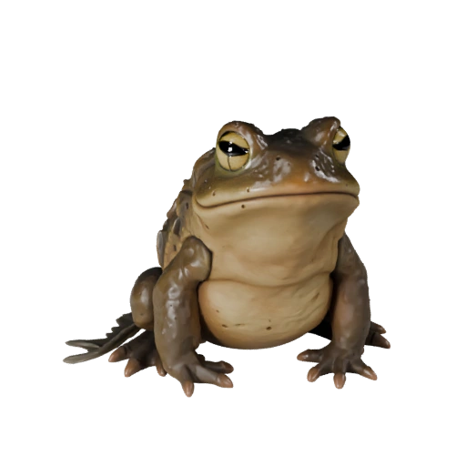 نموذج ضفدع ثلاثي الأبعاد لـ Unity - أصل جاهز للعبة، FBX | مجاني للاستخدام
