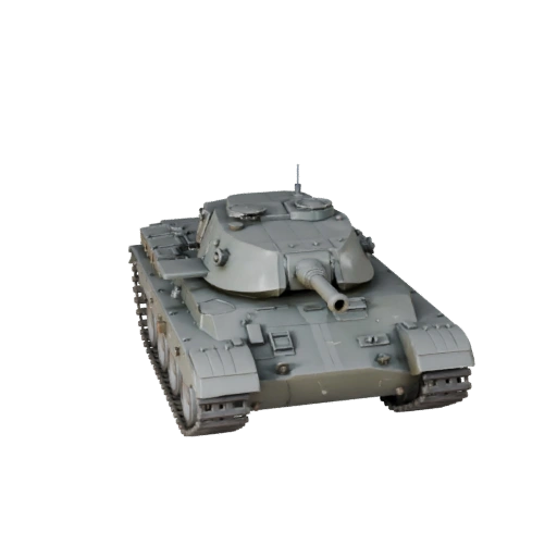 Боевой танк 3D модель для Blender и игр - Реалистичный PBR